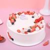 暮雪草莓恋鲜果生日蛋糕【初恋的感觉】 商品缩略图0