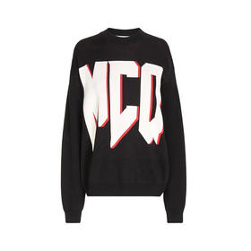 MCQ 女士黑色棉质卫衣 黑色 540074 RMK23 1000