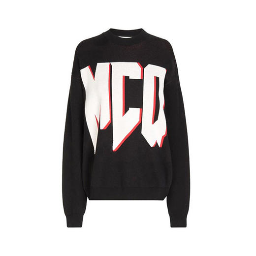 MCQ 女士黑色棉质卫衣 黑色 540074 RMK23 1000 商品图0