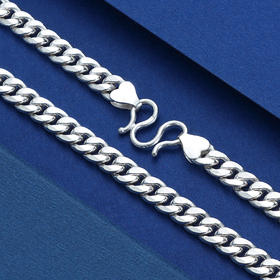 【一往无前】S990银男士项链【YHXL002】2101