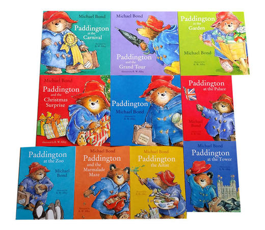 【赠音频】帕丁顿熊系列 全10册 Paddington Collection  英伦漂泊的生活趣事 英文原版绘本 适读年龄4-10岁 商品图1