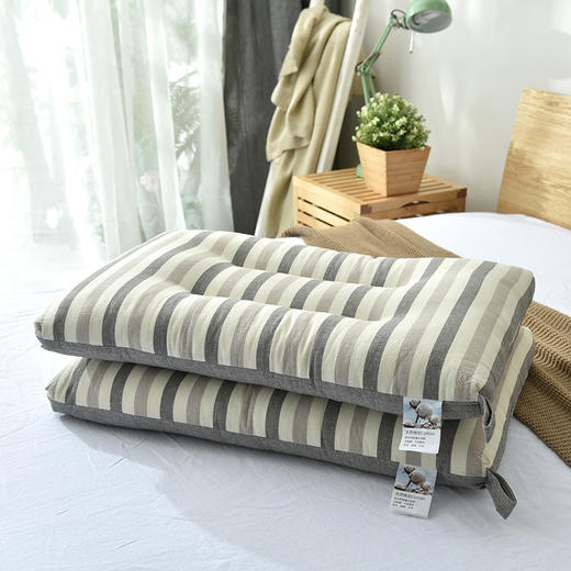 原棉水洗枕 可水洗机洗 成人单人枕芯枕头 商品图7