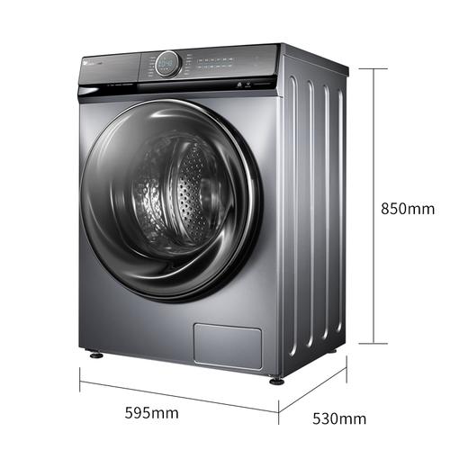 小天鹅（LittleSwan）洗衣机全自动滚筒366家用10公斤超微净泡水魔方纳米银离子除菌门店同款 商品图0