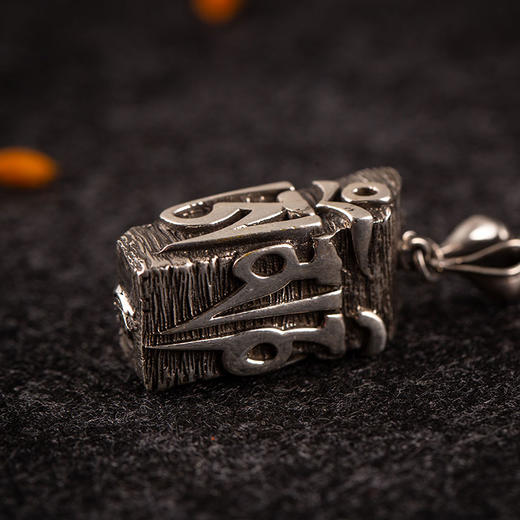 醍醐X弗影 925银玛尼石项链|吊坠 大款/小款 手工精修（配银链） 商品图3