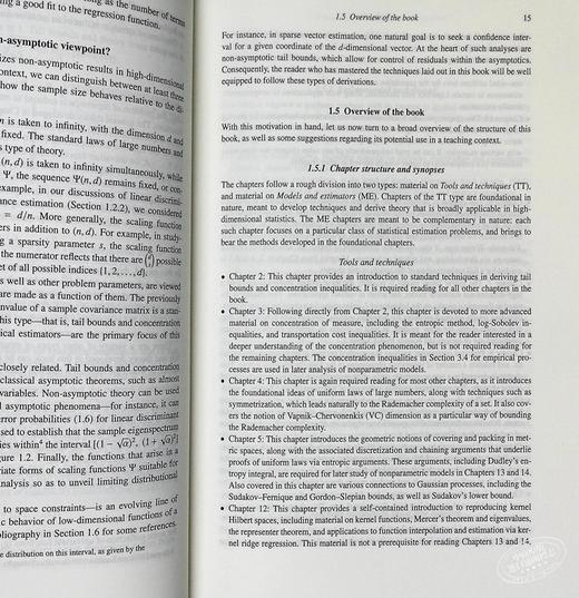 【中商原版】高维统计：非渐近视角 英文原版 High-Dimensional Statistics 统计和概率数学 剑桥大学出版社 ...