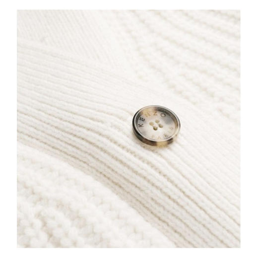 KENZO 高田贤三 女士米白色羊毛开衫 白色 F962 CA588 813 03 商品图4