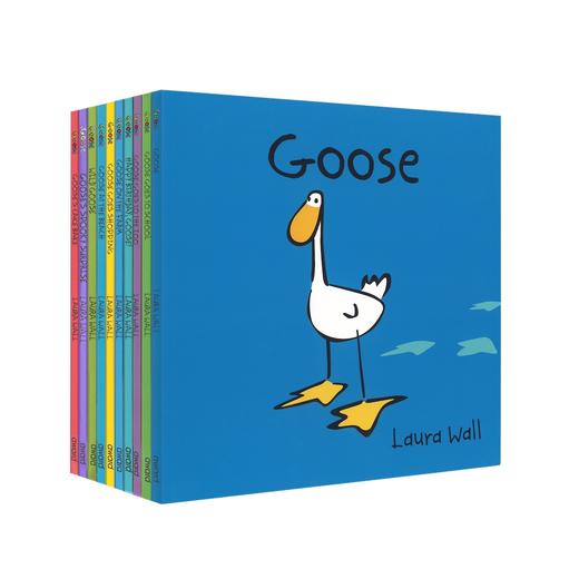 【宝莉爹书单·3-7岁】小白鹅《Goose》完美的朋友 英国畅销绘本 10册套装 配音频 商品图0