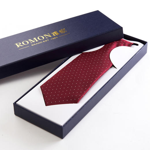 【礼盒装三件套】罗蒙领带男士正装商务上班新郎结婚领带领结套装 商品图3