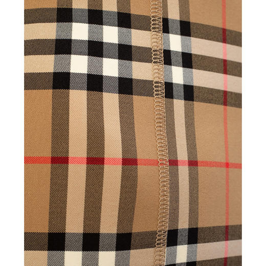 BURBERRY 巴宝莉 女士 Vintage格纹 弹力平织高领长袖衬衫 格子 8024572 A7028 商品图2