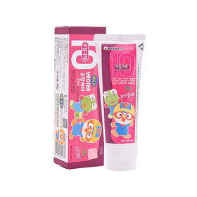 Pororo 啵乐乐 幼儿啫喱牙膏 10无草莓味80g*2支  0-2岁 韩国