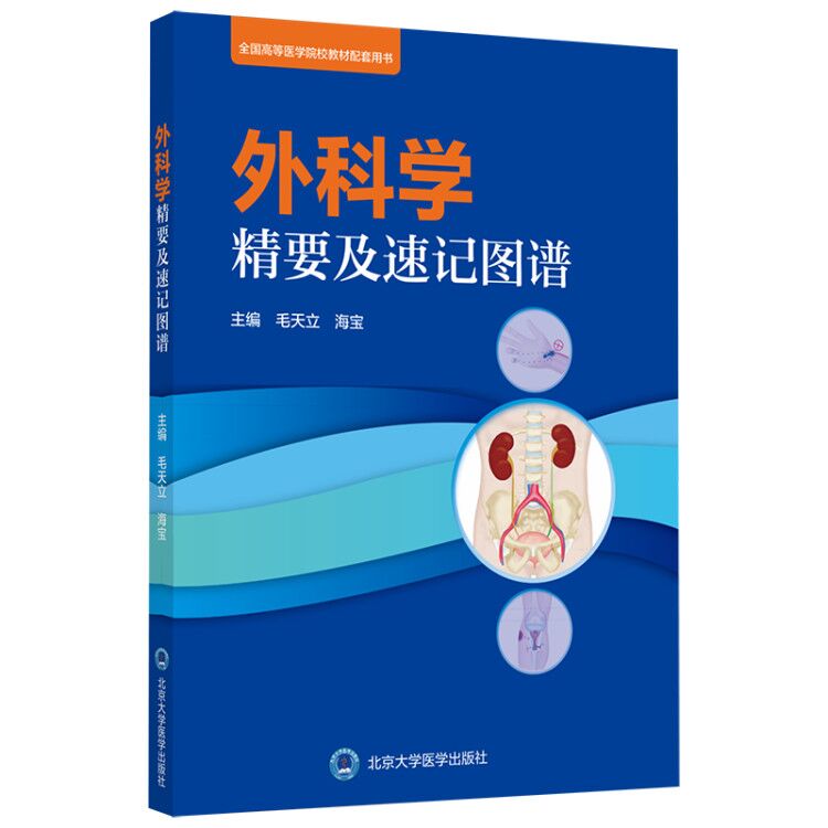 外科学精要及速记图谱　主编：毛天立 海宝 北医社