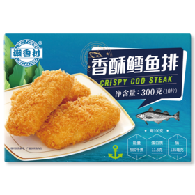 潮香村香酥鳕鱼排300g*4袋