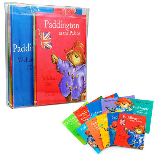 【赠音频】帕丁顿熊系列 全10册 Paddington Collection  英伦漂泊的生活趣事 英文原版绘本 适读年龄4-10岁 商品图0
