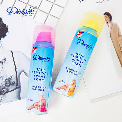 英国Dimples杜碧丝柔滑脱毛膏泡沫喷雾200ml 商品图3