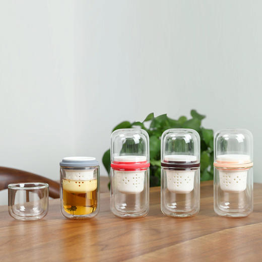 原初格物乐上同心杯个人茶具150ML+240ML/TST305便携泡茶杯子礼品套装 商品图4