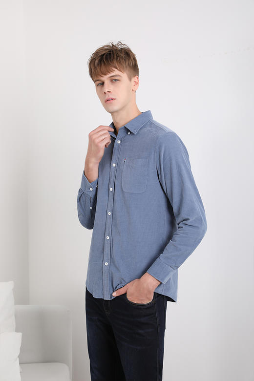 callisto卡其色长袖衬衫 FPSTL0303X 商品图5