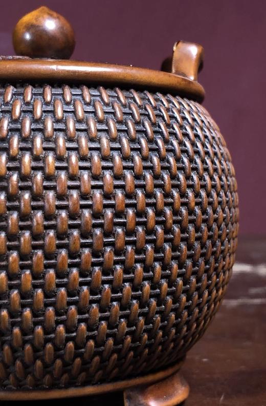 黄杨木苏工精做香薰炉 商品图2