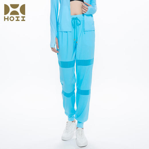 HOII/后益 简约时尚拼接运动长裤防晒裤[D类] 商品图1