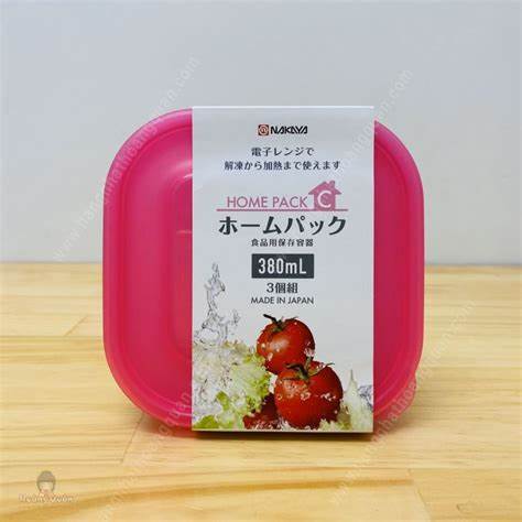 日本 K292-2 方形食品保鲜盒（3个装）（129226） 商品图1