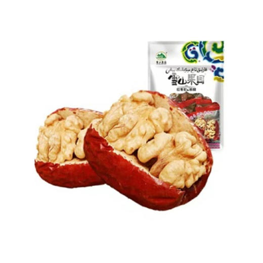 【新疆特产】雪山果园枣夹核桃468g 商品图0