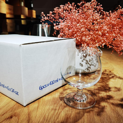 马爹利大肚高脚洋酒杯6只盒装 商品图2