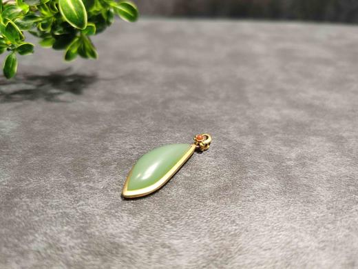 【御珠宫坊】金镶碧玉吊坠 商品图2