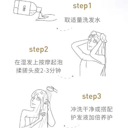 【已下架】【双十一48小时限时秒杀】Snowby/希碧 大麻植萃洗发水舒缓排浊防脱抗衰300ml 两瓶装 [B类] 商品图3