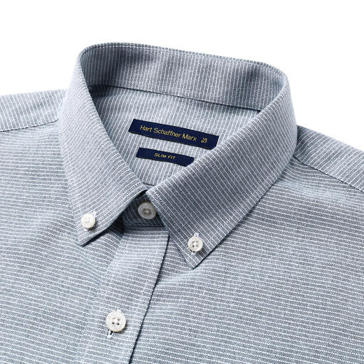 哈特马克斯·商场同款【限时折扣】秋长袖衬衫dp系列修身版hldp16683q