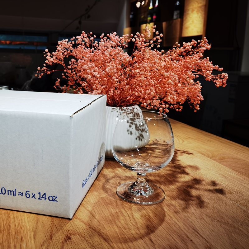 马爹利大肚高脚洋酒杯6只盒装