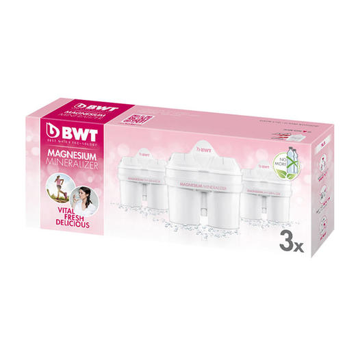 预售 | 德国BWT镁离子滤芯3只装倍世通用过滤水壶滤芯家用净水壶滤芯[福利品] 商品图0