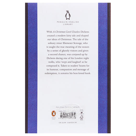 预售 【中商原版】圣诞颂歌 英文原版  经典文学著作 A Christmas Carol Charles Dickens Penguin Classics 商品图1