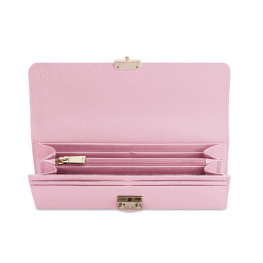 FURLA 芙拉 女士 粉色 牛皮革 METROPOLIS系列 长款钱包钱夹 粉色 963444 商品图2