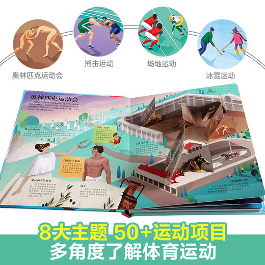 乐乐趣-揭秘翻翻书系列第四辑 揭秘运动 商品图4