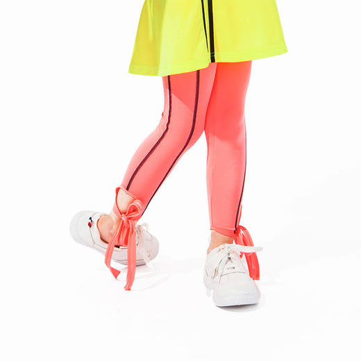 台湾HOII/后益  儿童款绑带7分legging裤防晒裤[D类] 商品图0