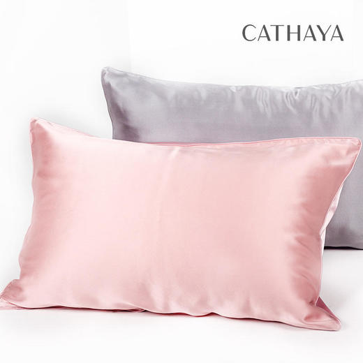 【已下架】【50代金券】CATHAYA/凯喜雅 真丝枕套天然100%桑蚕丝枕巾女士美容凉爽单人枕头套不含玻尿酸[福利品] 商品图2