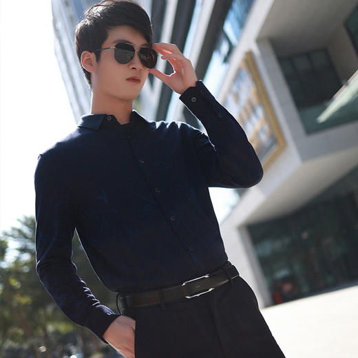 M&D名盾针织长袖衬衫 商品图4