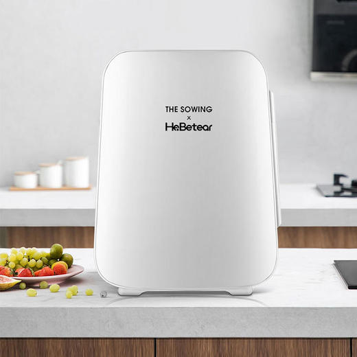 THESOWING&HeBetear护肤化妆品小冰箱家用冰箱制冷制热两用4升[福利品] 商品图0