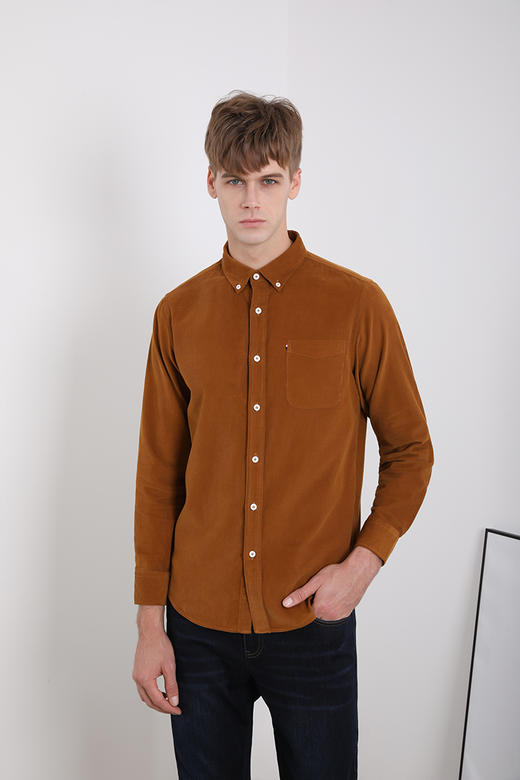 callisto卡其色长袖衬衫 FPSTL0303X 商品图2