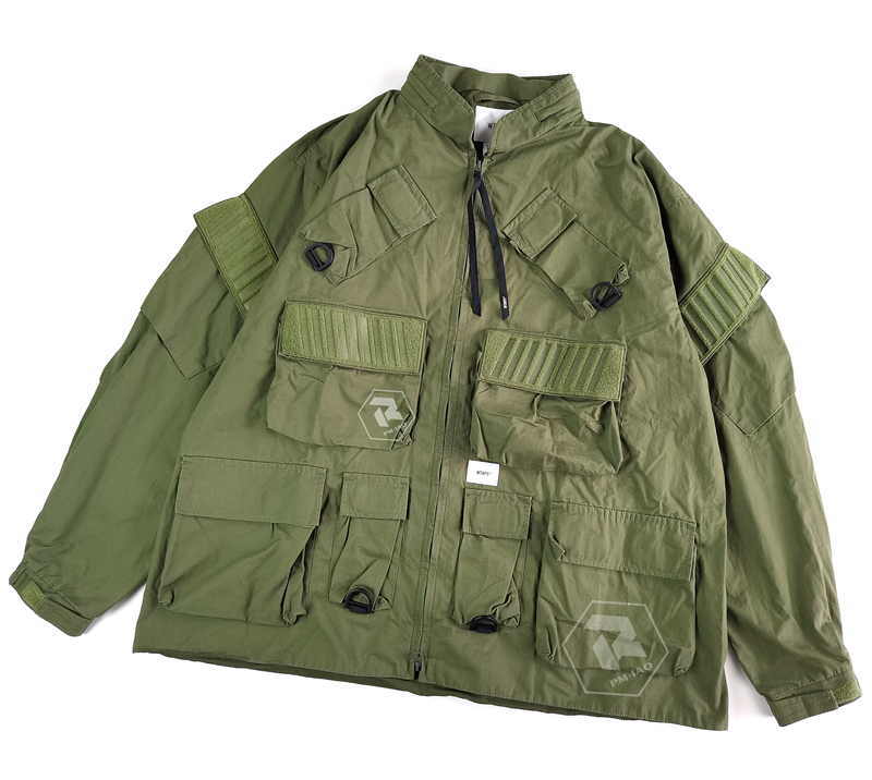 飘渺现货wtaps modular jacket 19aw多口袋工装八袋十袋夹克外套