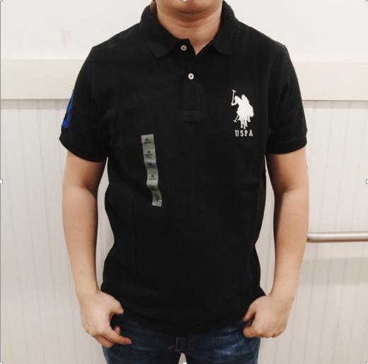 国内现货 US. Polo Assn.马球协会男刺绣大马标短袖POLO衫 商品图0