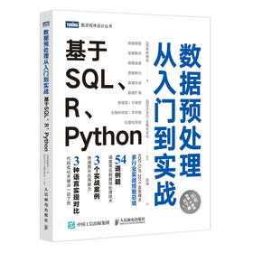 数据预处理从入门到实战 基于SQL、R、Python R语言实战数据分析统计数据挖掘分析大数据处理与分析技术指南人工智能