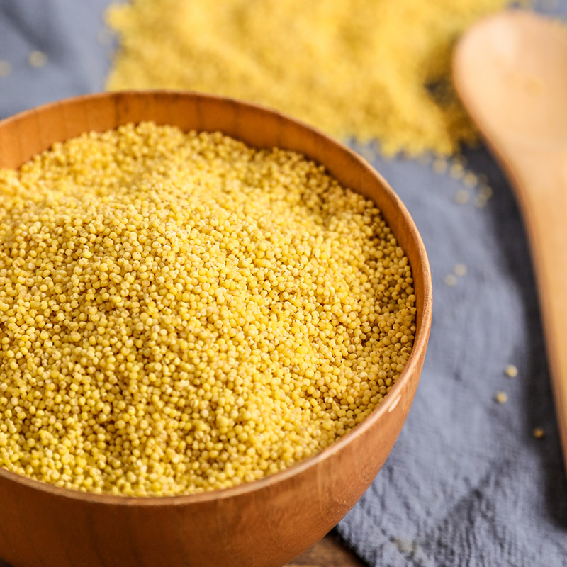 静若山红谷小米 | 山人优选，刚脱壳的农家新小米，颗粒饱满，油脂丰富，现磨现发，鲜香营养