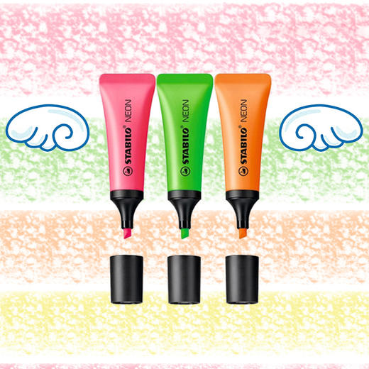 思笔乐牙膏状荧光笔重点标注记号学生 商品图1