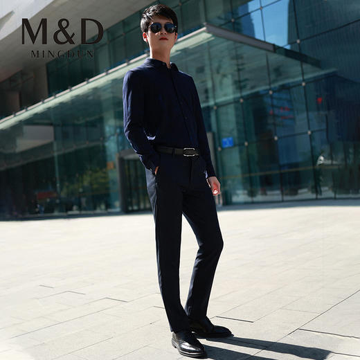 M&D名盾针织长袖衬衫 商品图2