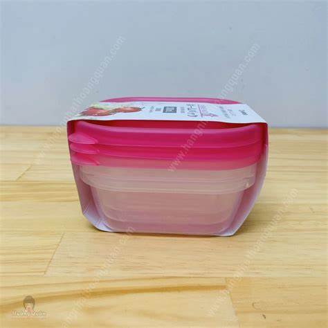日本 K292-2 方形食品保鲜盒（3个装）（129226） 商品图4