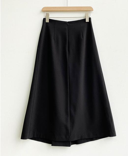 多口袋设计 黑色高腰A摆半身裙 商品图5