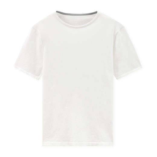 墨麦客男装2020春夏季新款圆领针织短袖T恤男士修身打底体恤衫男 商品图4