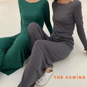 预售|THESOWING 新款天丝系列打底肌肤衣2套装(上衣+裤子)1631/1652潮快闪.[D类]