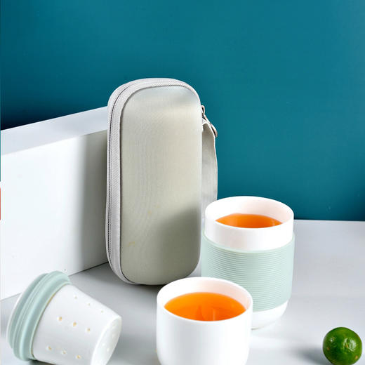 原初格物同心杯旅行茶具320ML/TST303便携泡茶杯子礼品套装 商品图1