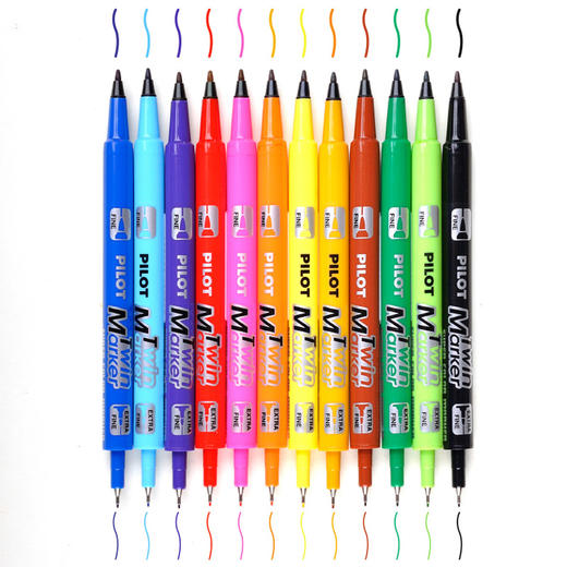 百乐油性双头万用笔签到笔手绘防水笔 商品图1